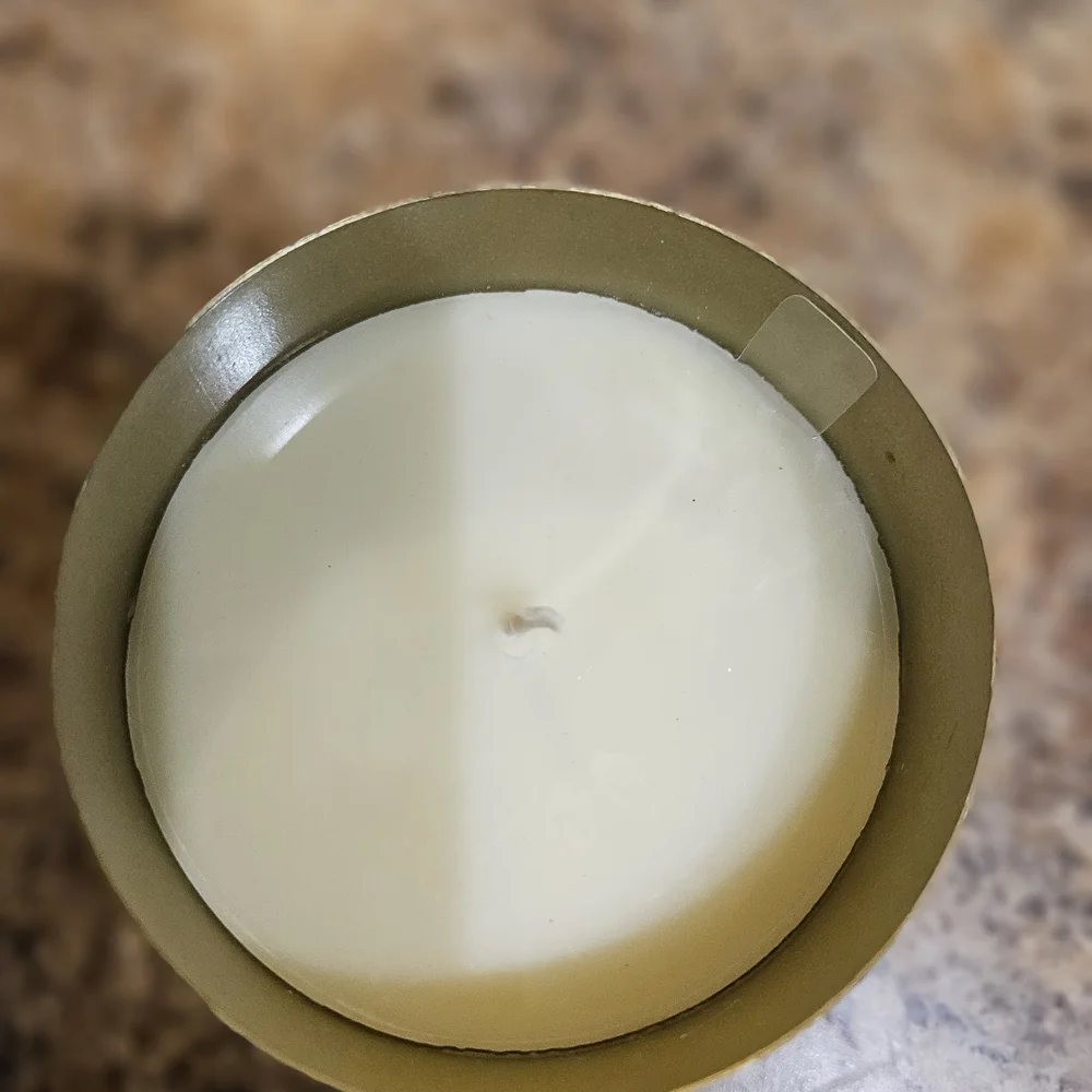 Woodland Scented Gold Metal Candle
